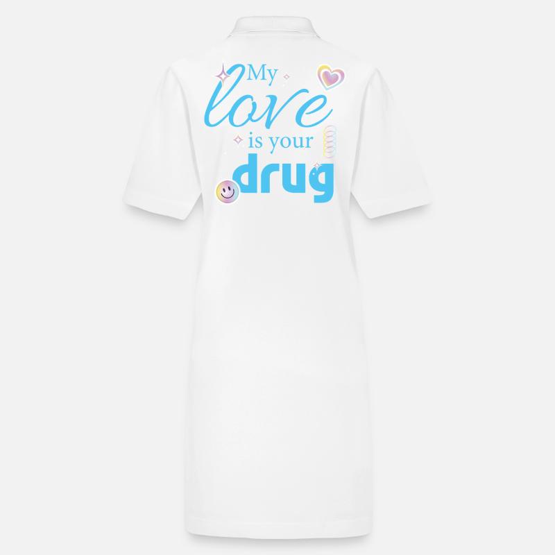 Mon amour est votre drogue Robe polo bio PAIGER Stanley/Stella Femme