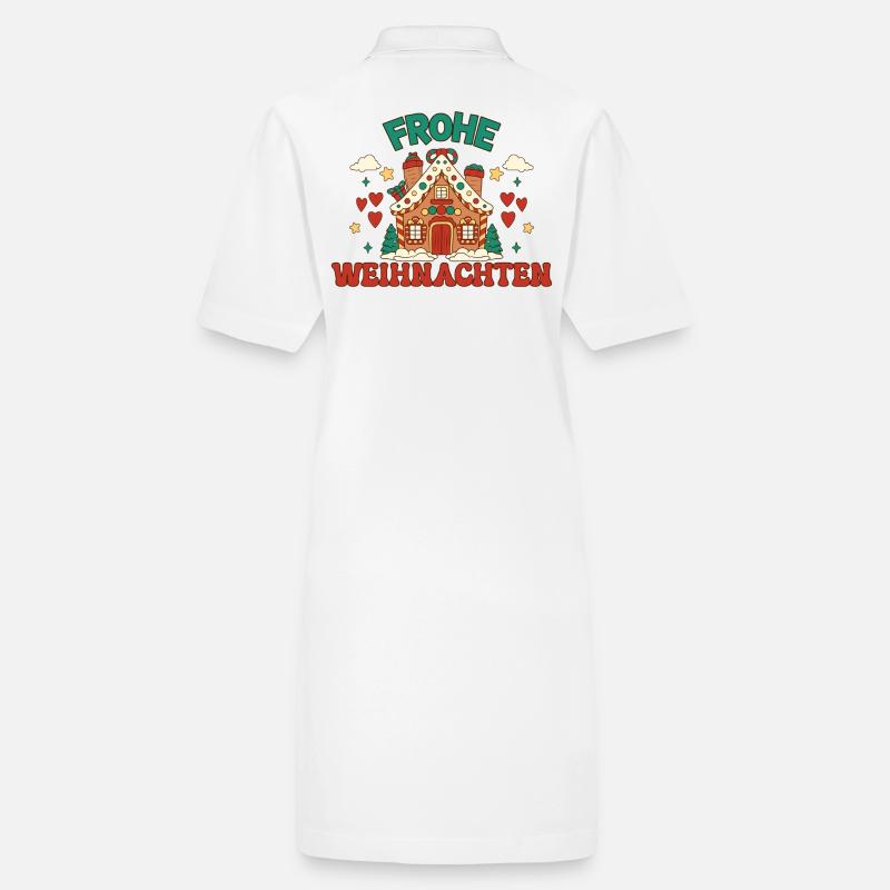 Frohe Weihnachten Stanley/Stella Frauen Bio-Polokleid PAIGER