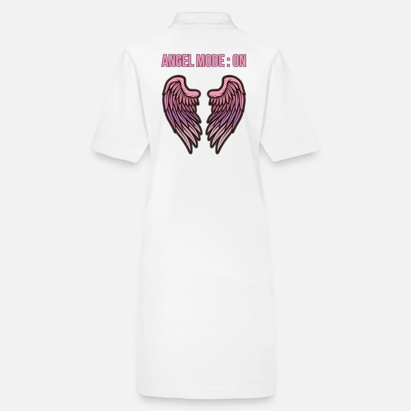 Angel Mode On Wings Robe polo bio PAIGER Stanley/Stella Femme