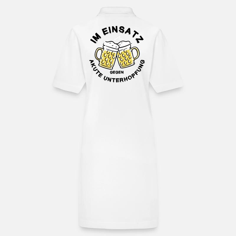 Déploiement de l’underhopping – Le dicton de la bière de table des habitués Robe polo bio PAIGER Stanley/Stella Femme