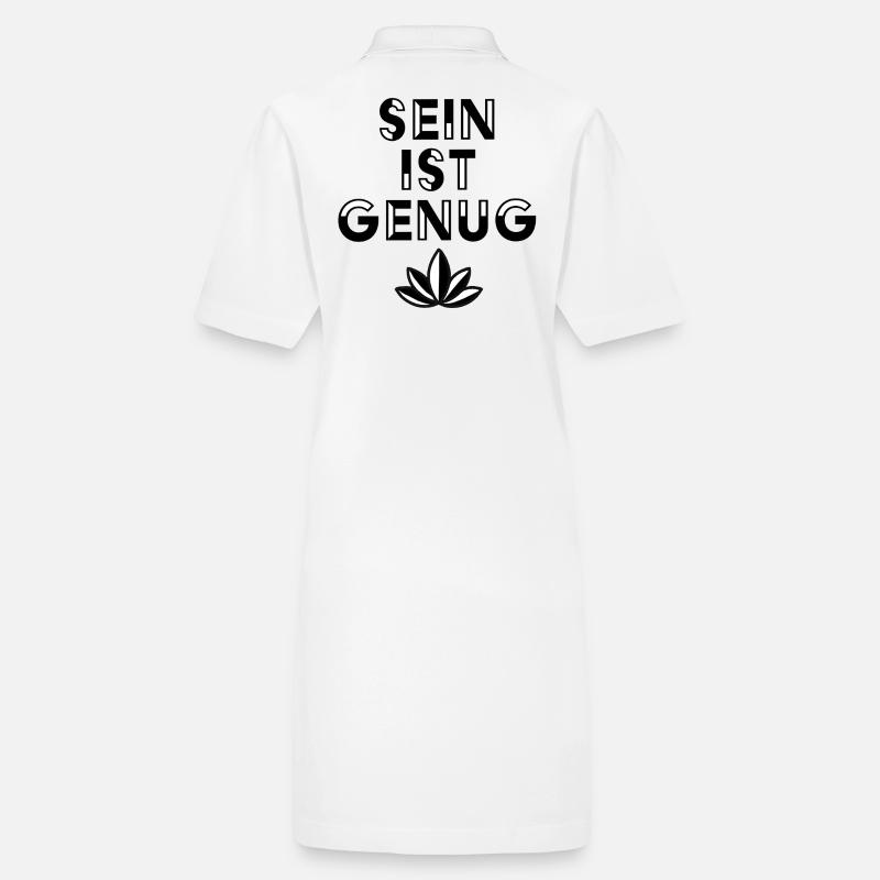 Sein ist genug – Minimalistische Cannabis-Ästhetik Stanley/Stella Frauen Bio-Polokleid PAIGER
