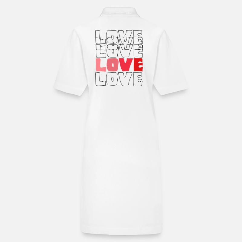 L’art intemporel LOVE Robe polo bio PAIGER Stanley/Stella Femme