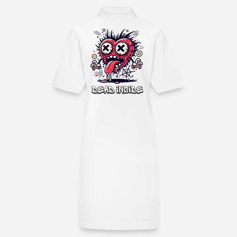 Dead Inside – Dead from Inside PopArt Heart Horror Stanley/Stella PAIGER Organic Women’s Polo Dress
