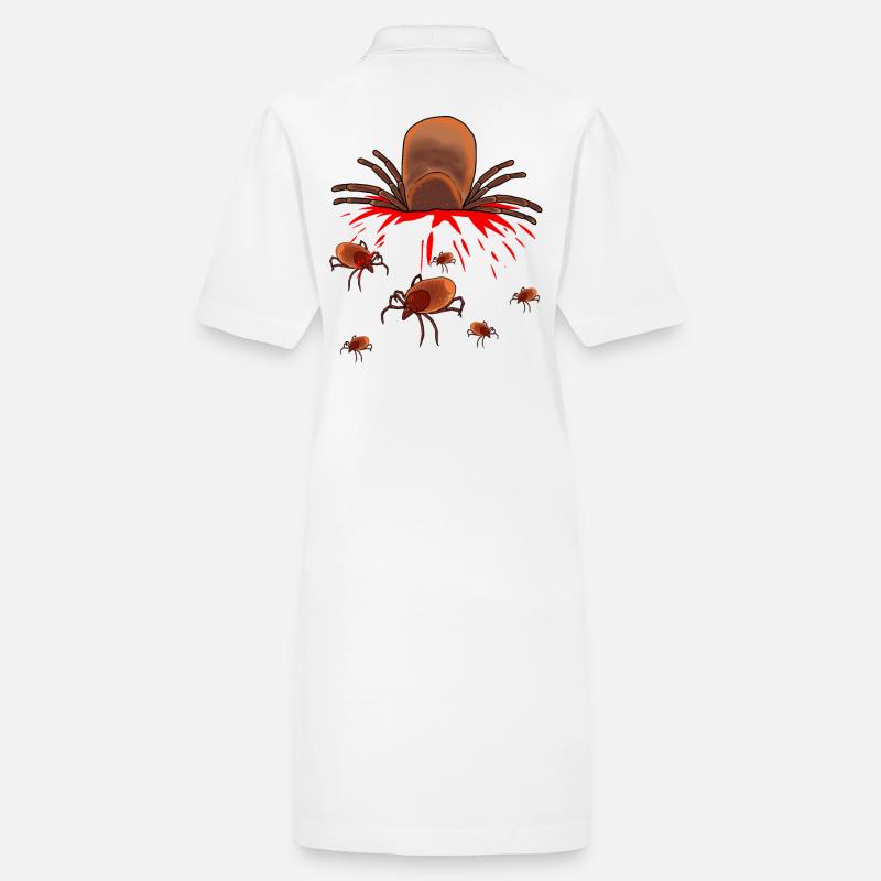 Ticks Wild Vermin Pest Pest Phobia Disgust Stanley/Stella PAIGER Organic Women’s Polo Dress