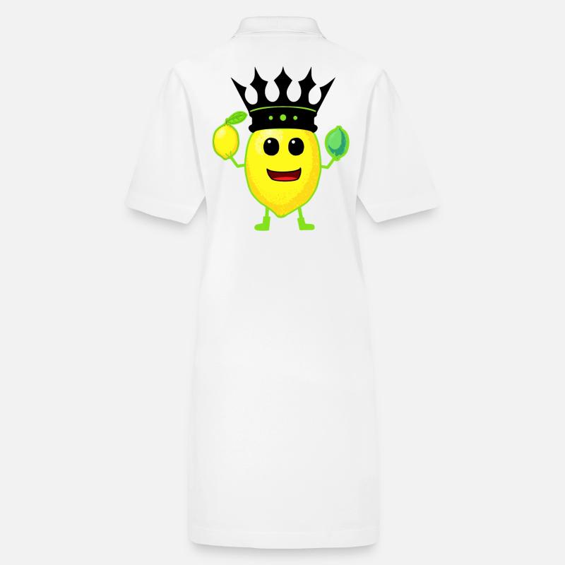 Lemons Lemons King Fruit Fruits Stanley/Stella PAIGER Organic Women’s Polo Dress