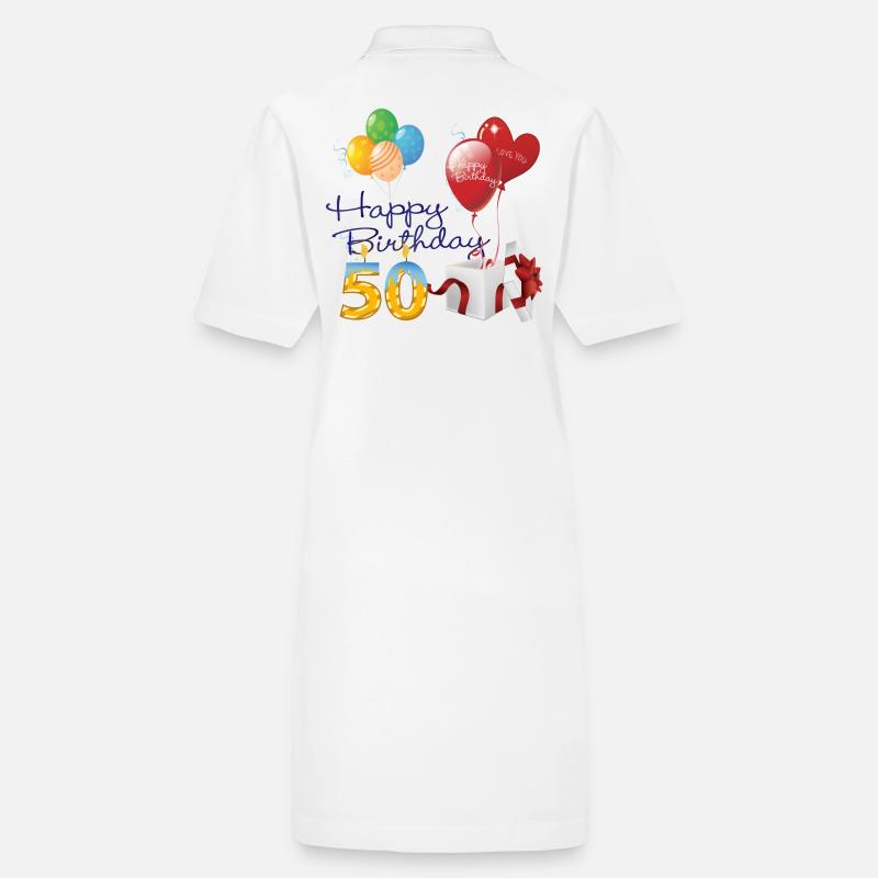 50th Birthday Stanley/Stella PAIGER Organic Women’s Polo Dress