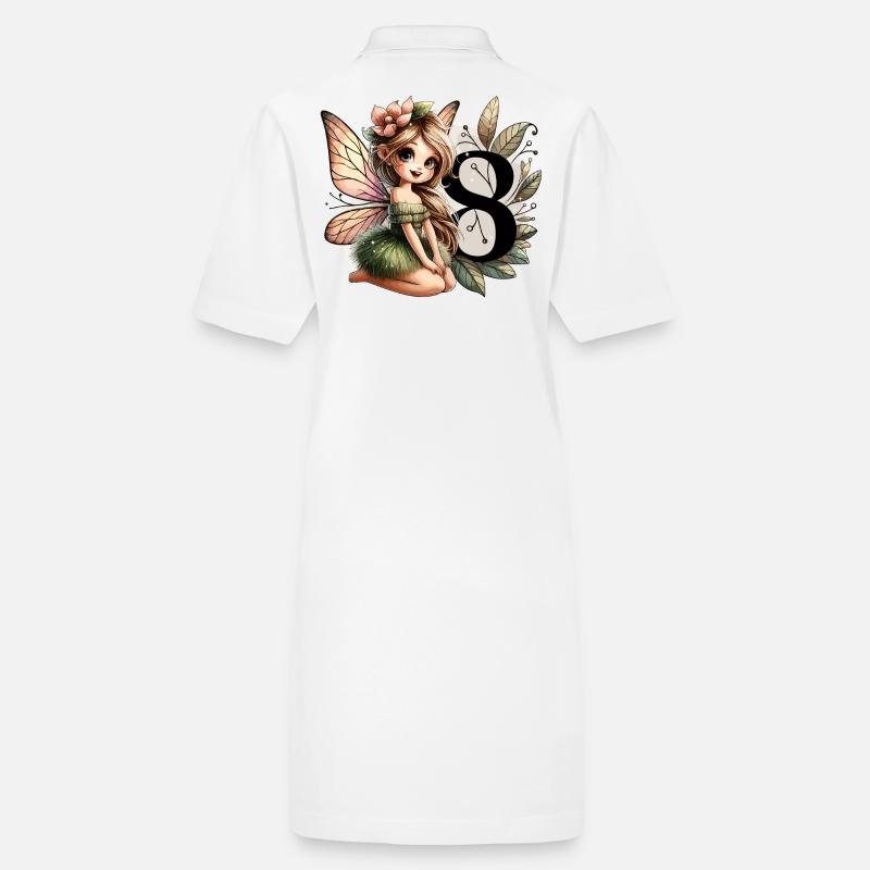 18 ans fée elfe mignon cadeau d’anniversaire Robe polo bio PAIGER Stanley/Stella Femme