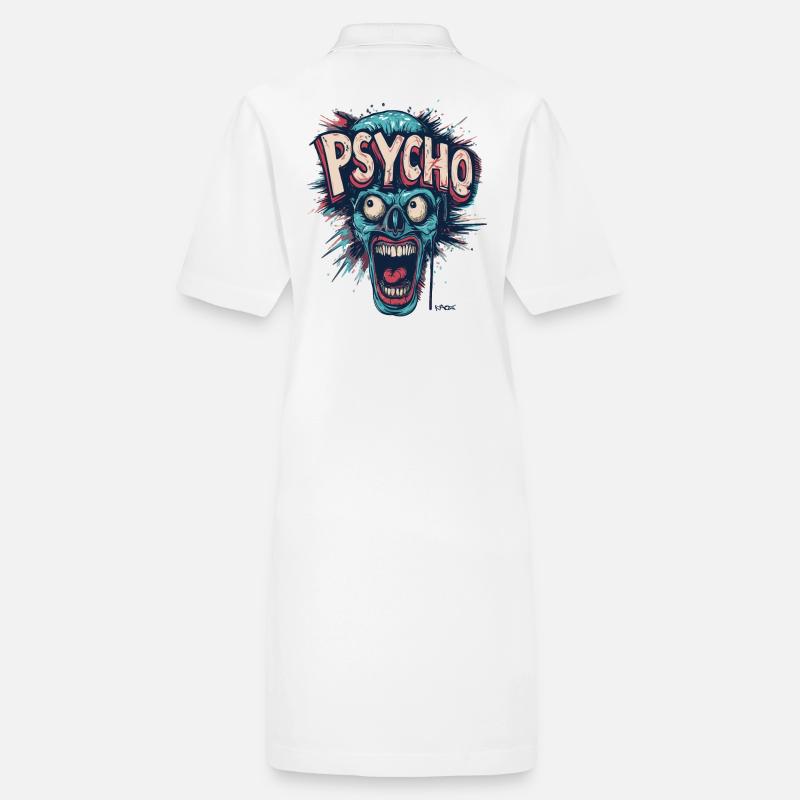 Ne deviens jamais complètement fou, ne deviens pas un psychopathe Robe polo bio PAIGER Stanley/Stella Femme