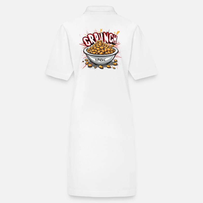 Crunch-Frühstück Flocken in einer Schüssel Stanley/Stella Frauen Bio-Polokleid PAIGER