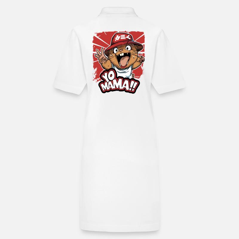 Yo Mama...! cool beaver hamster Stanley/Stella PAIGER Organic Women’s Polo Dress
