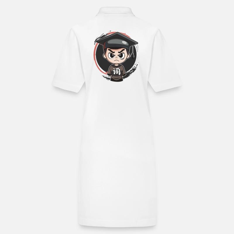 Junge mit Abschlusskappe, Schule Universität Stanley/Stella Frauen Bio-Polokleid PAIGER