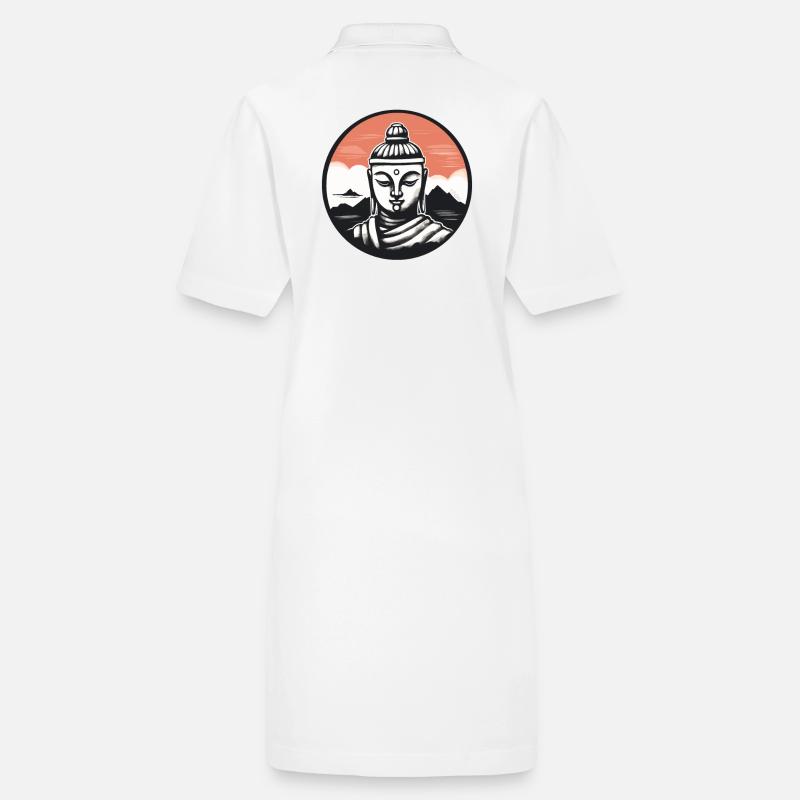 Le moine Bouddha Robe polo bio PAIGER Stanley/Stella Femme