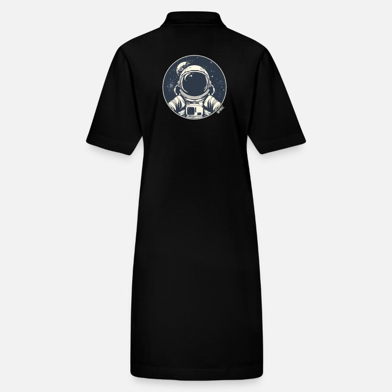 Astronaut and cosmonaut in space Stanley/Stella PAIGER Organic Women’s Polo Dress