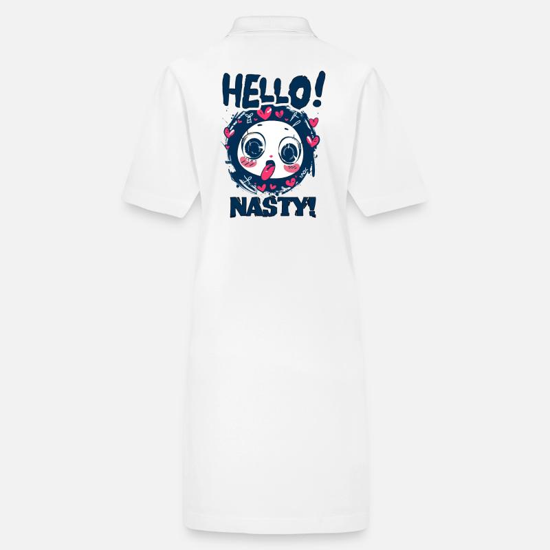 Hello, bunny is funny and cheeky Stanley/Stella PAIGER Organic Women’s Polo Dress