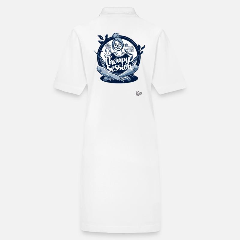 My plants are my therapy session Stanley/Stella PAIGER Organic Women’s Polo Dress