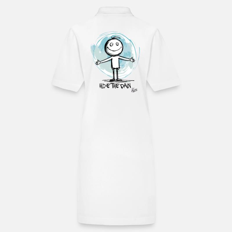 Verstecke den Schmerz Stanley/Stella Frauen Bio-Polokleid PAIGER