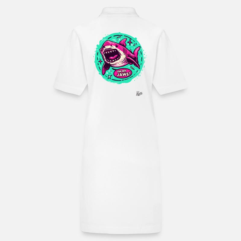 requin vert rose, Oh mes dents Robe polo bio PAIGER Stanley/Stella Femme