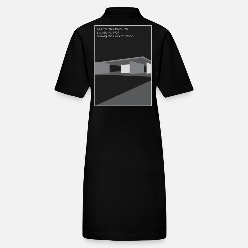 Architecture moderne : Pavillon de Barcelone Robe polo bio PAIGER Stanley/Stella Femme