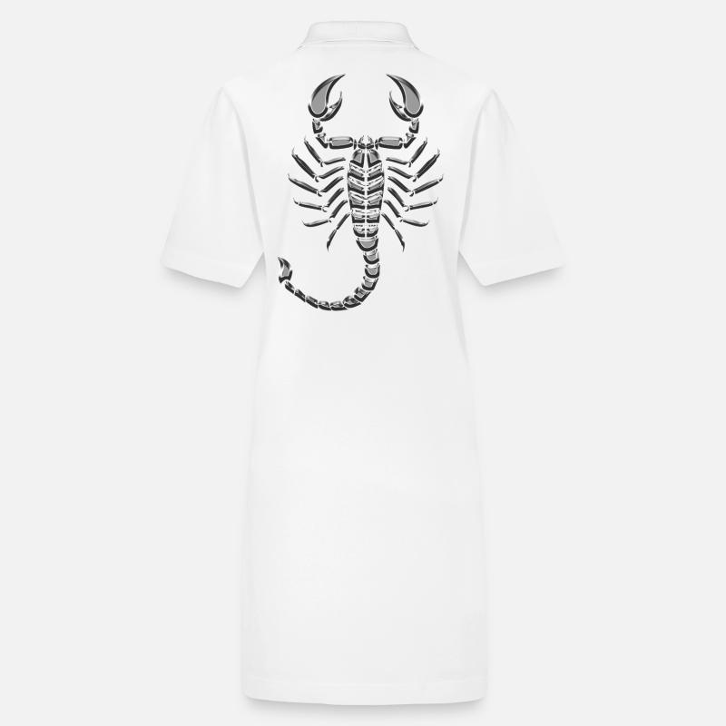 Scorpion metallic chrome Stanley/Stella PAIGER Organic Women’s Polo Dress