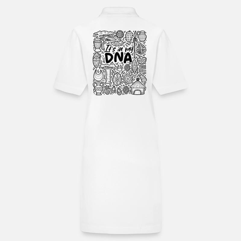 C’est dans mon ADN – Racines africaines Robe polo bio PAIGER Stanley/Stella Femme