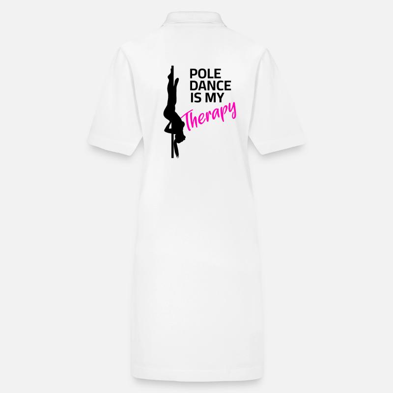 La pole dance est ma thérapie Robe polo bio PAIGER Stanley/Stella Femme