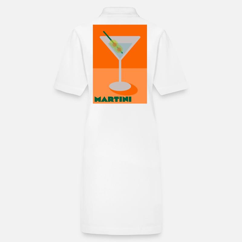 Imprimé Martini Robe polo bio PAIGER Stanley/Stella Femme
