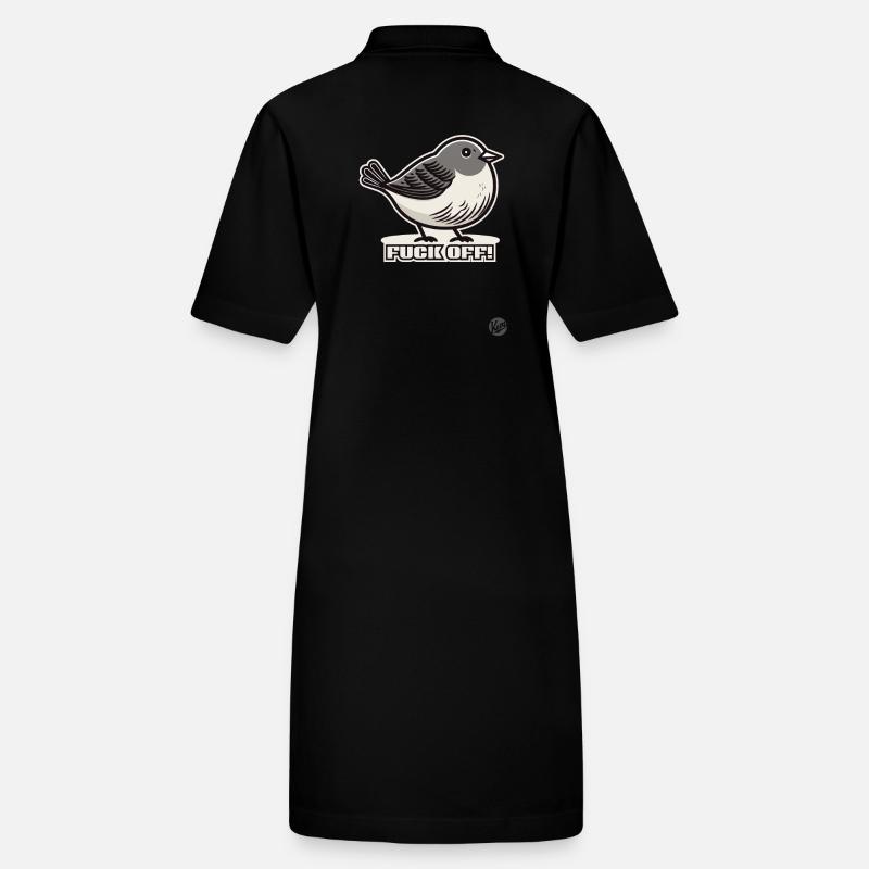der verdammte Vogel: Der freche Flattermann Stanley/Stella Frauen Bio-Polokleid PAIGER