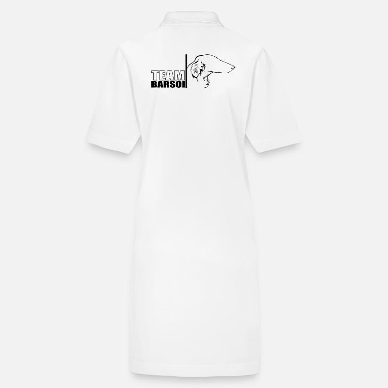 TEAM Barzoi Chien Chien Lévriers Wilsigns Robe polo bio PAIGER Stanley/Stella Femme