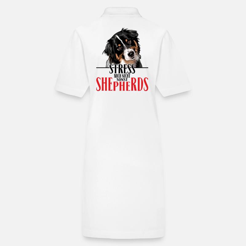 AUSTRALIAN SHEPHERD stress not me Stanley/Stella PAIGER Organic Women’s Polo Dress