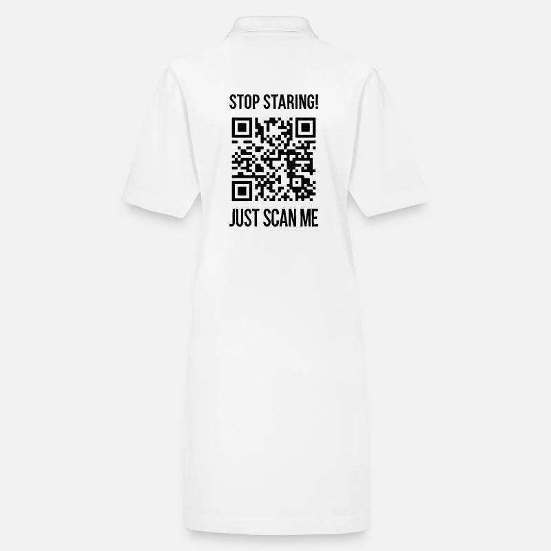 Scan Me QR Code: Choose Kindness Every Day Stanley/Stella PAIGER Organic Women’s Polo Dress
