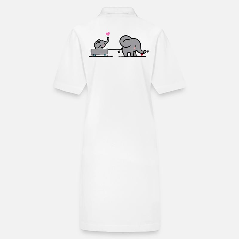 Big elephant attracts little elephant Stanley/Stella PAIGER Organic Women’s Polo Dress