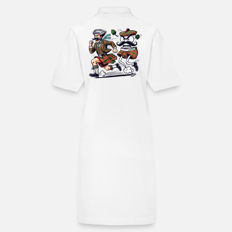 Un Écossais en fuite d’un caleçon Robe polo bio PAIGER Stanley/Stella Femme