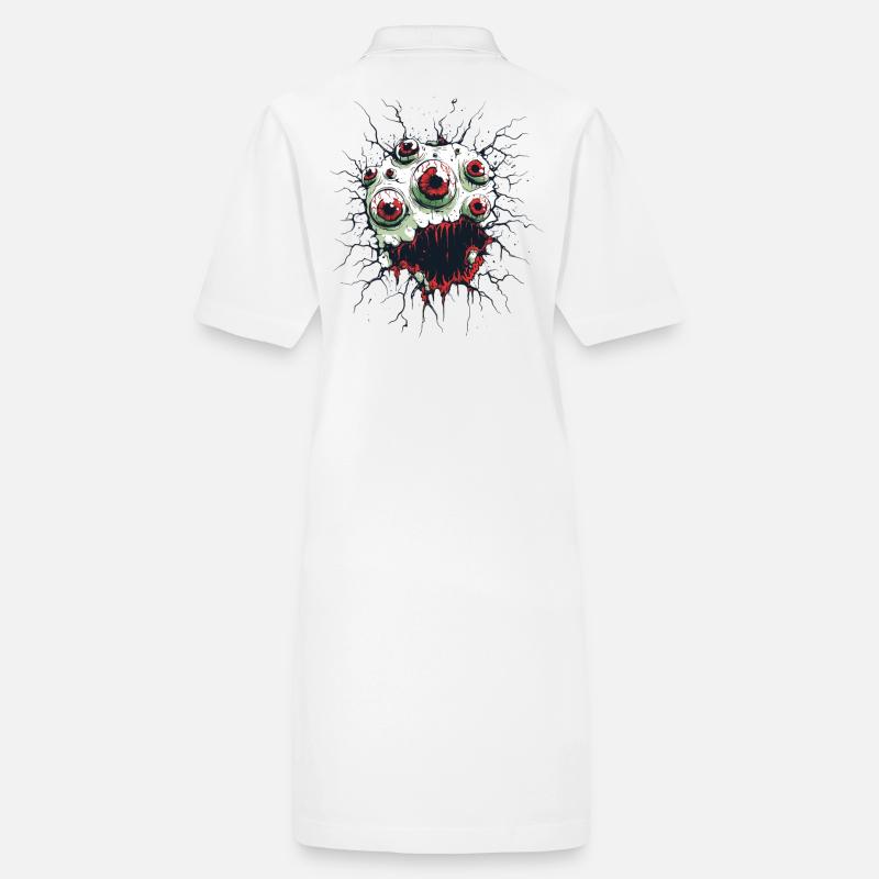 Œil de la terreur – Un monstre perce Robe polo bio PAIGER Stanley/Stella Femme