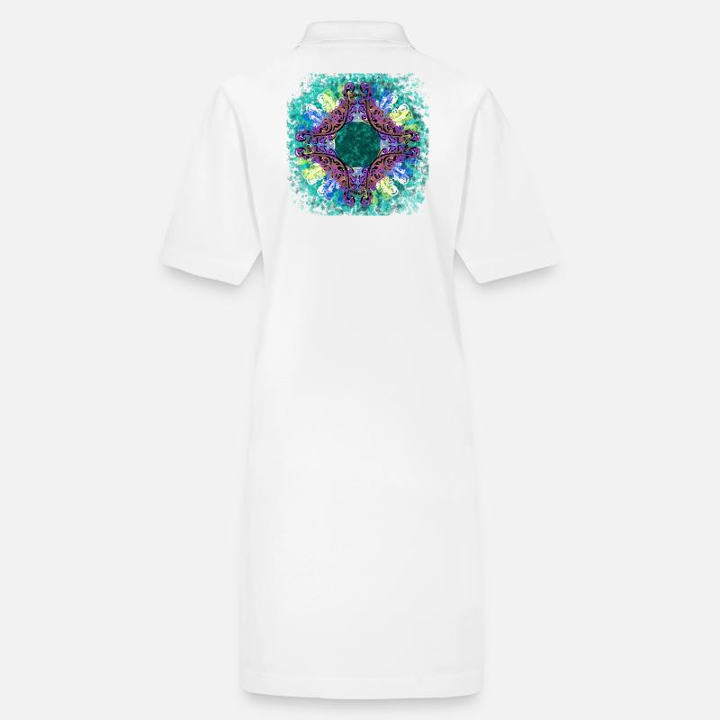 Modernes Mandala 1 Stanley/Stella Frauen Bio-Polokleid PAIGER