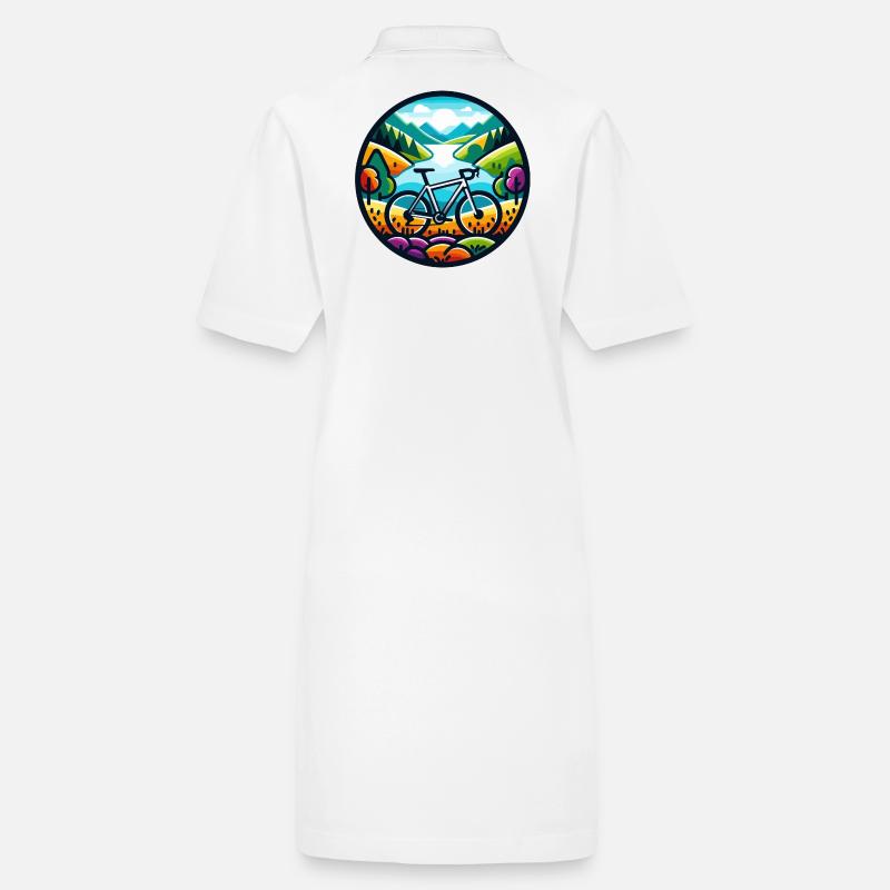 Aventure colorée sur gravier Robe polo bio PAIGER Stanley/Stella Femme