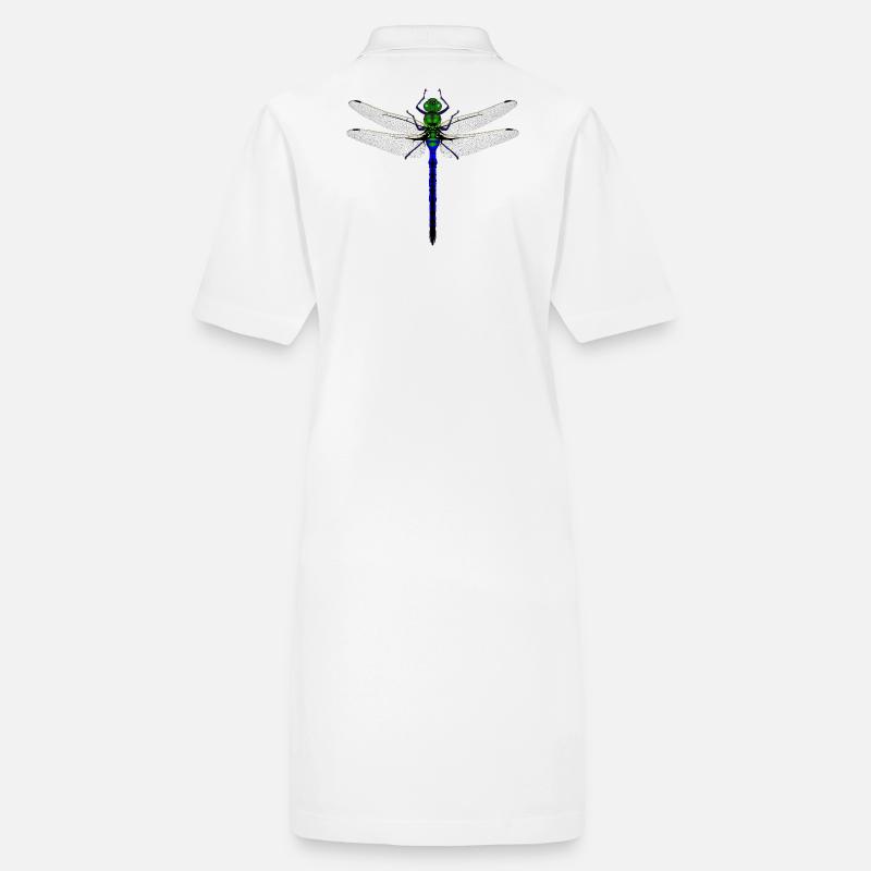 Femme de conception combinée Kybalion Libellule Néon Robe polo bio PAIGER Stanley/Stella Femme