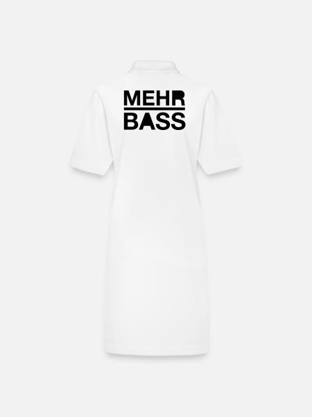 Plus basse - Robe polo bio PAIGER Stanley/Stella Femme - blanc - Dos