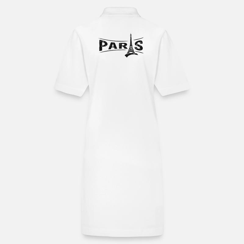 PARIS mit Eiffelturm Stanley/Stella Frauen Bio-Polokleid PAIGER