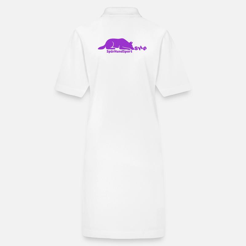 Logo SHS violet Robe polo bio PAIGER Stanley/Stella Femme