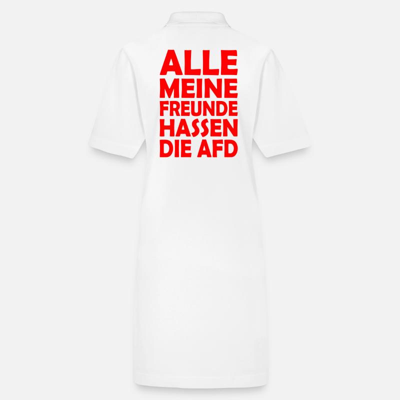 alle meine freunde hassen die afd Stanley/Stella Frauen Bio-Polokleid PAIGER