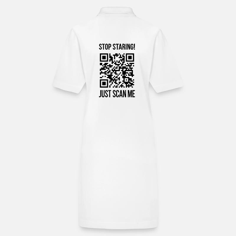 Scanne mich QR Code für Motivation Stanley/Stella Frauen Bio-Polokleid PAIGER