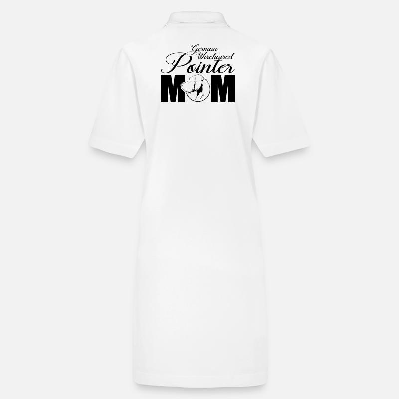 Allemand à poil dur pointeur profil maman Wilsigns Robe polo bio PAIGER Stanley/Stella Femme