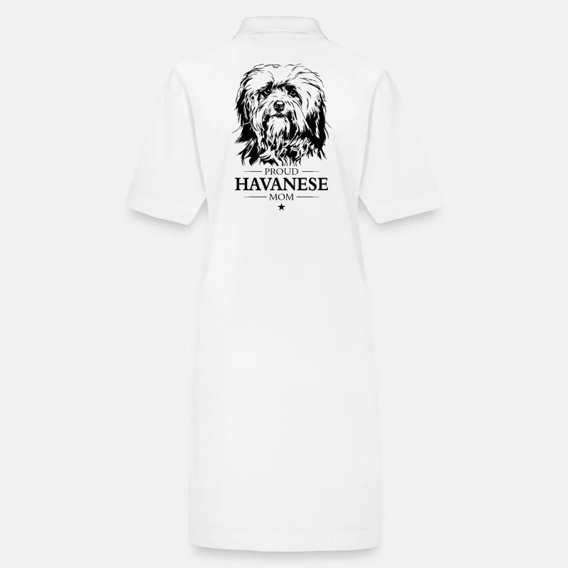 Havanese Mom Hunde Hund Wilsigns Stanley/Stella Frauen Bio-Polokleid PAIGER