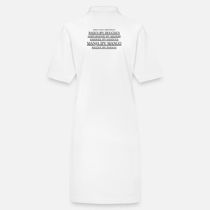 Les Surinamais sont comme Robe polo bio PAIGER Stanley/Stella Femme