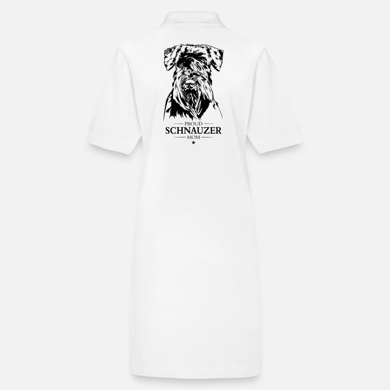 Schnauzer Mom Hunde Hund Wilsigns Stanley/Stella Frauen Bio-Polokleid PAIGER