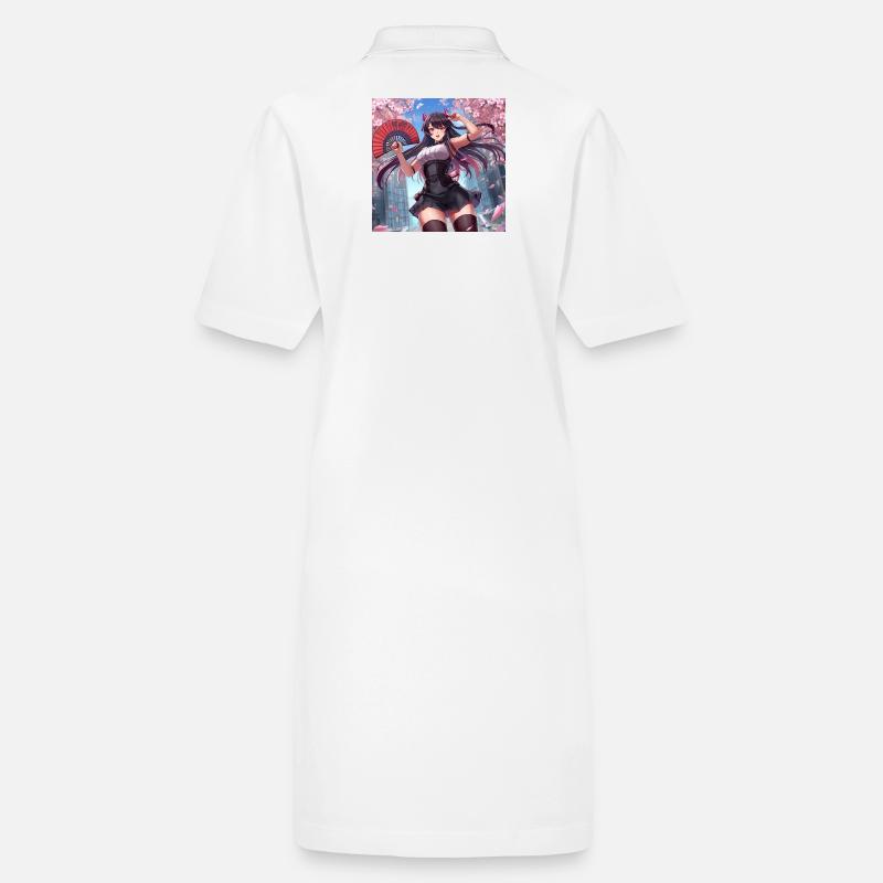 Fille Démon dans le Vent en Fleurs Robe polo bio PAIGER Stanley/Stella Femme