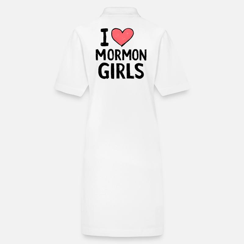 Ich liebe Mormonen Mädchen Stanley/Stella Frauen Bio-Polokleid PAIGER