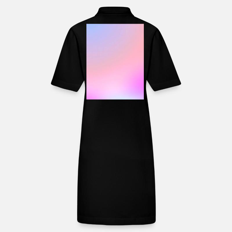 Dreamy Cotton Candy Pastel Gradient Stanley/Stella PAIGER Organic Women’s Polo Dress