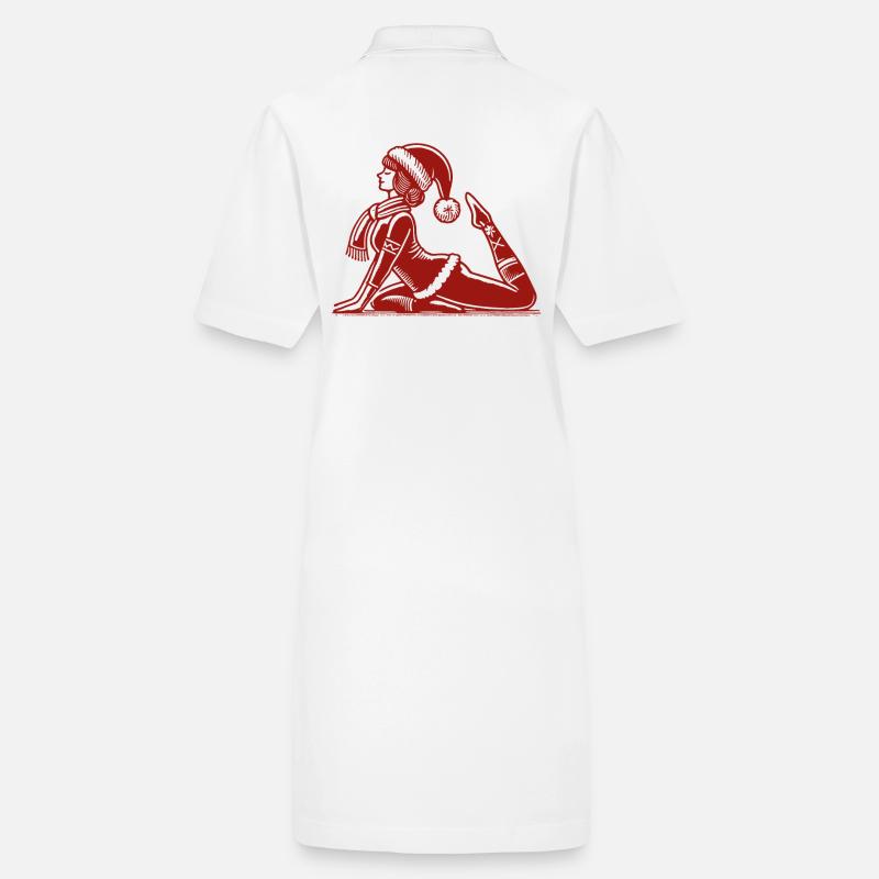Yoga à Noël Posture de relaxation Robe polo bio PAIGER Stanley/Stella Femme