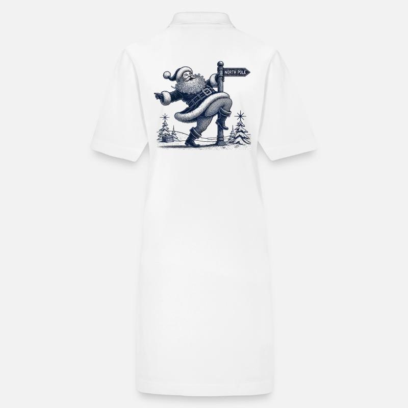 Drôle de Père Noël Pole Dance Fun Robe polo bio PAIGER Stanley/Stella Femme
